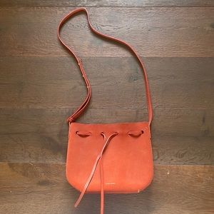 Mansur Gavriel Mini Rust Bucket Bag